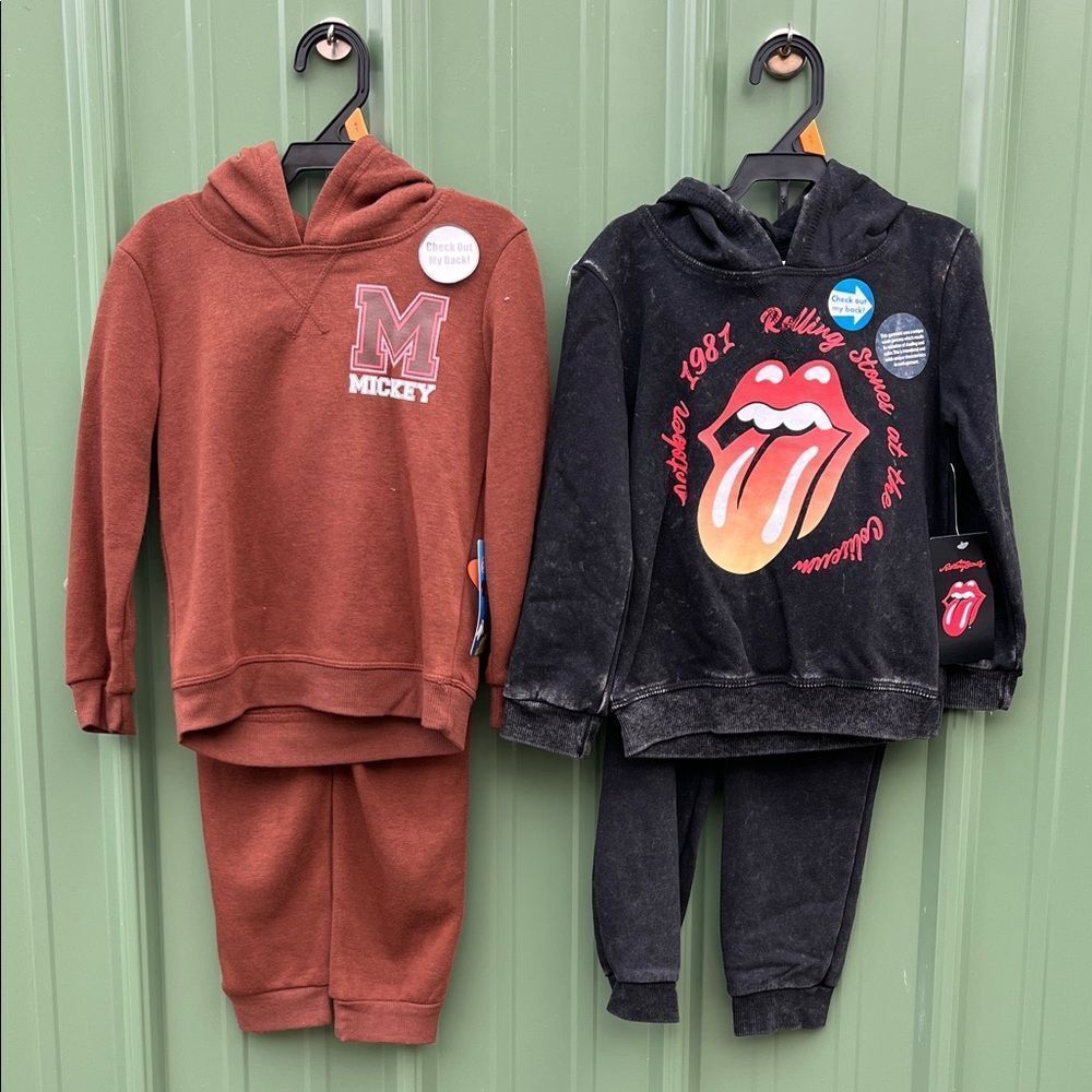 Toddler Boys Graphic Character Hoodie & Pants 2, 2-Piece Sets Size 4T